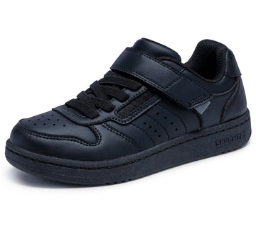Boys' Quick Street Sneaker by Skechers – Black/Black, Model 405638L