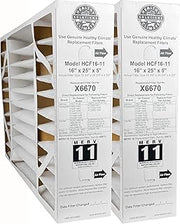 Lennox X6670 - (2-Pack) Healthy Climate 16" x 25" x 5" OEM HCF16-11 Air Filter, MERV 11