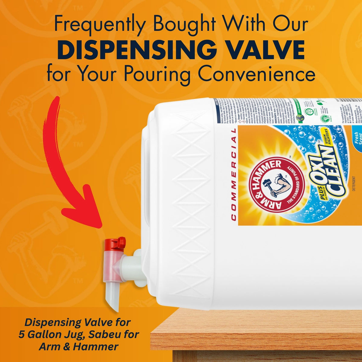 ARM & HAMMER 640 Fl Oz (Pack of 1) / Fresh Scent + OxiClean / 1 Liquid Detergent