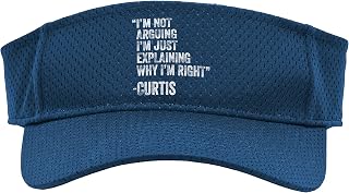 Curtis Quote Funny Birthday Custom Name Idea Engineer Sport Sun Visor
