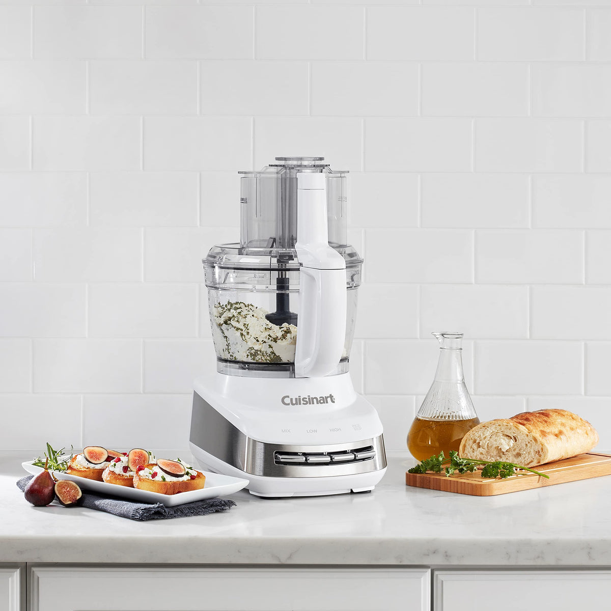 Cuisinart 13-Cup / White / Food Processor + Juicing Center Food Processors