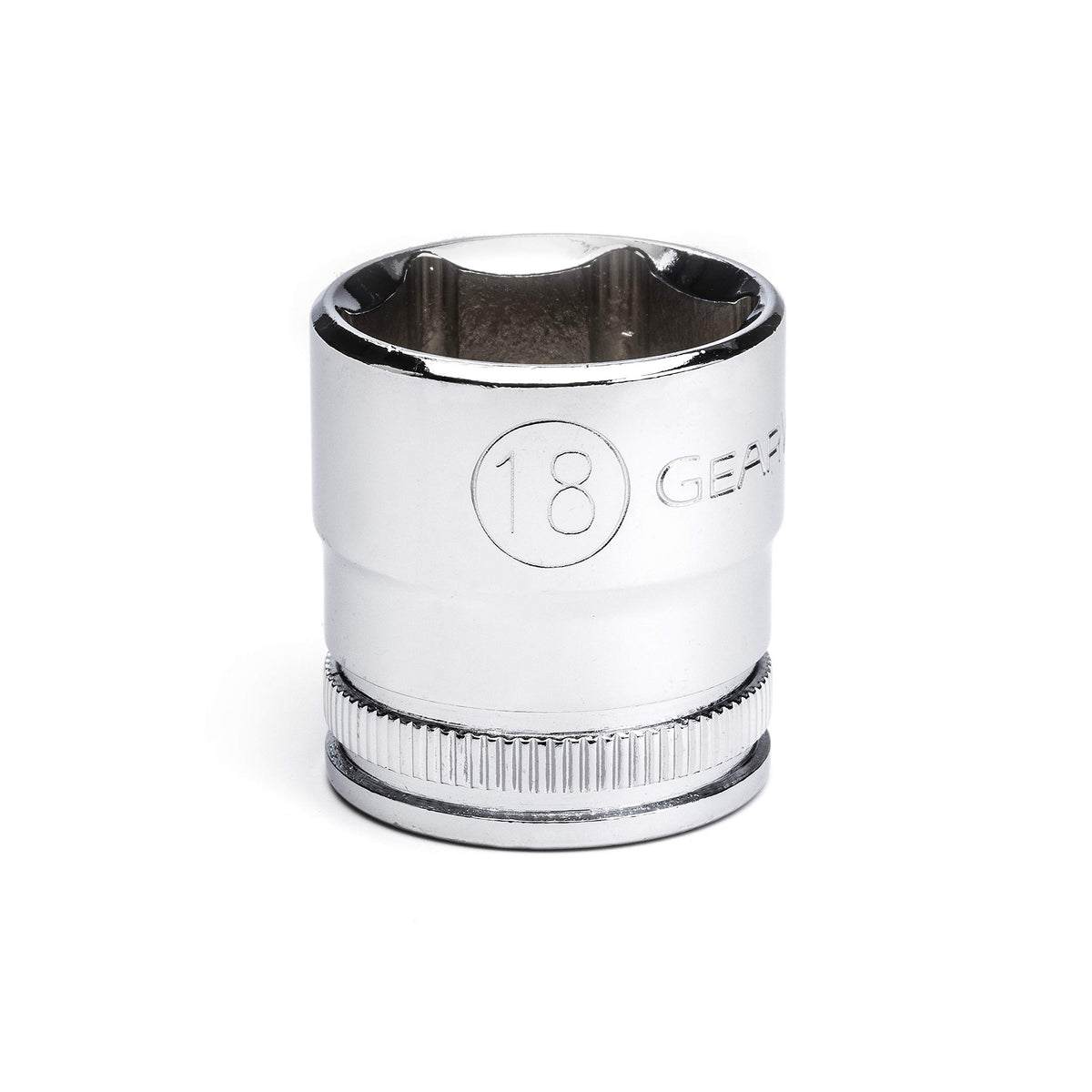3/8" Drive Standard Metric Socket 18mm by GEARWRENCH – 18mm, 6 Point, Alloy Steel, Model 80386