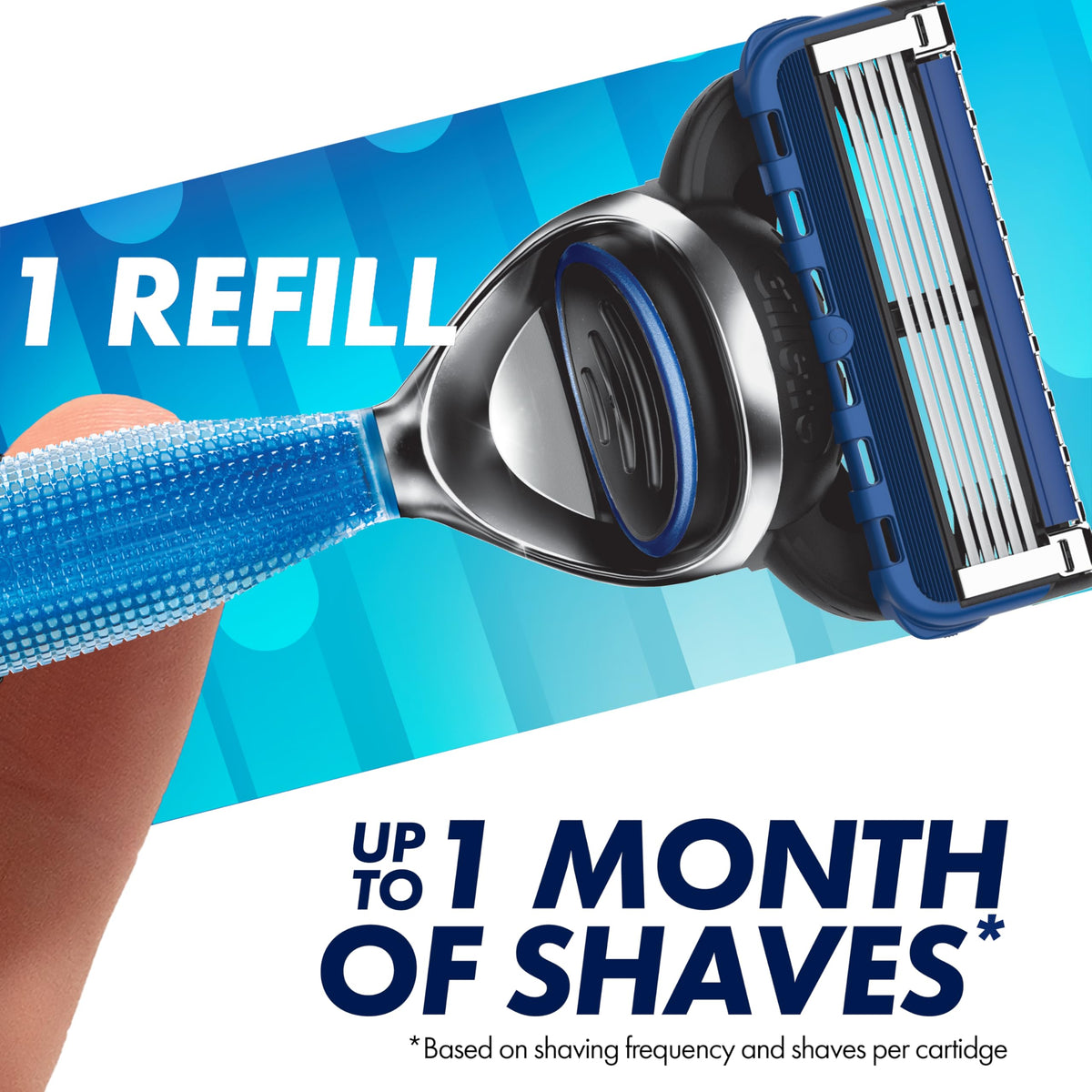 5 Men's 5-Blade Razor Blade Refills by Gillette – 12 Count (Pack of 1), Model txd