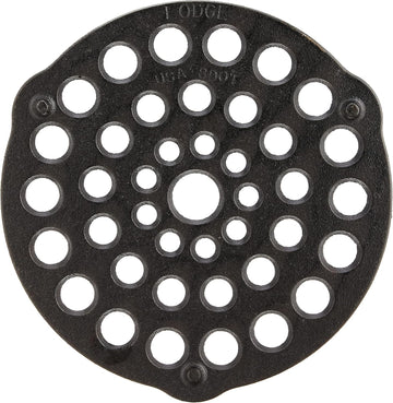 8" Meat Rack Trivet by Lodge – Cast Iron, Black, Pack of 6, Model L8DOT3