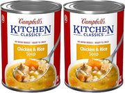 Campbell's Kitchen Classics Chicken and Rice Soup, 14.5 oz. Can (Pack of 2)