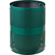 Global Industrial Green / 23.5 inches (Diameter) x 40 inches (Height) / Industrial Trash, Recycling & Compost