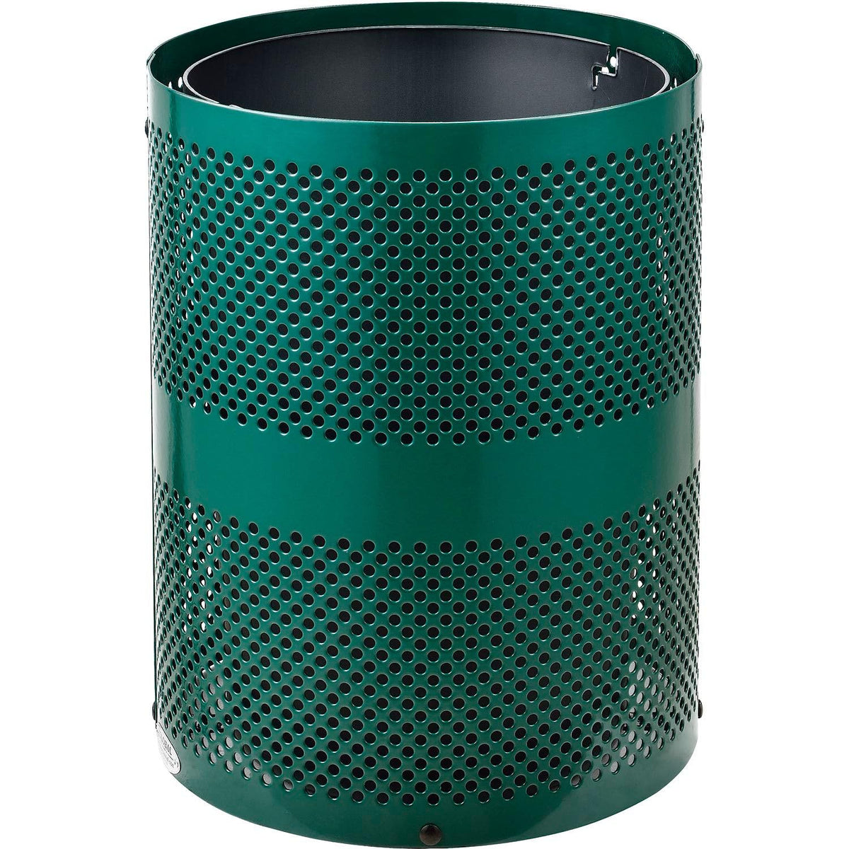 Global Industrial Green / 23.5 inches (Diameter) x 40 inches (Height) / Industrial Trash, Recycling & Compost