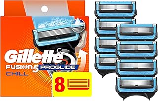 Gillette Fusion5 ProShield Chill Men's Razor Blades, 8 Blade Refills