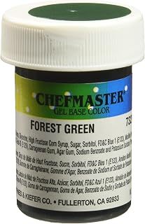 Chefmaster Gel Food Color, 1-Ounce, Forest Green