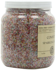 Confetti Sparkling Sugar by India Tree – 3.4 Pound (Pack of 2), White, Pack of 2, Model 70215