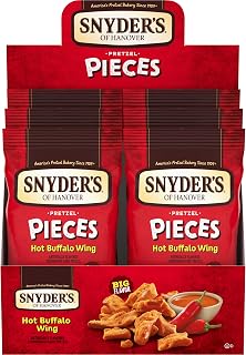 Snyder's of Hanover Pretzel Pieces, Hot Buffalo Wing, 3.25 Oz, 6 Ct