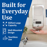 Rely Hybrid Foam Soap Dispenser by San Jamar – 0.0 ounces, Plastic, Silver, Model SHF970SS