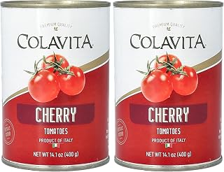 COLAVITA Canned Tomatoes - Cherry, 14.1oz Can (Pack of 2)