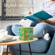 Kleenex White / 80 Tissues (Pack of 16) / Modern Box Tissues