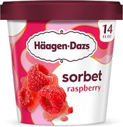 Häagen-Dazs Haagen-Dazs, Raspberry Sorbet, 14 oz (Frozen)