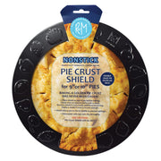 R&M Pie Crust Shield, Stainless Steel, Silver, Fits 9-10 Inch Pans