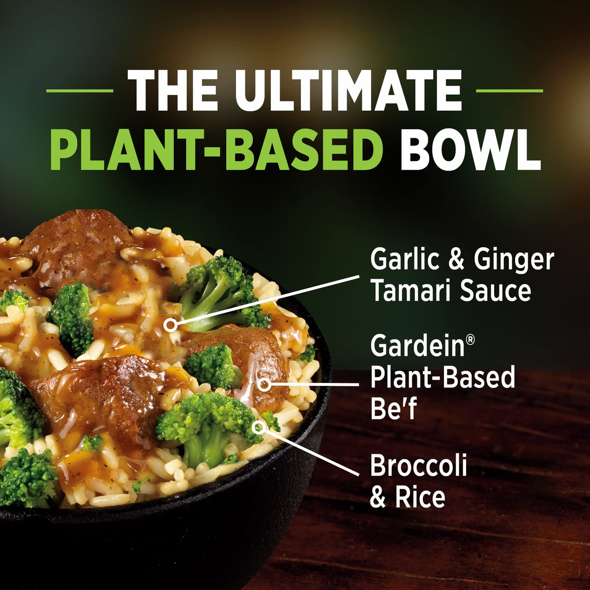 Ultimate Plant-Based Be’f & Broccoli by gardein – 9 ounces