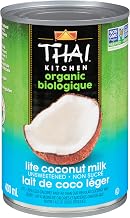 Thai Kitchen Organic Unsweetened Lite Coconut Milk, 13.66 fl oz (Pack of 12)