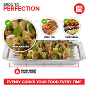 Stock Your Home 10 Pack / Silver / disposable Disposable Cookware