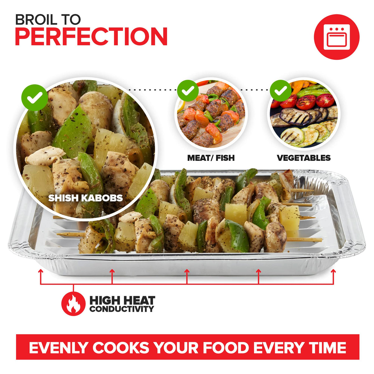 Stock Your Home 10 Pack / Silver / disposable Disposable Cookware