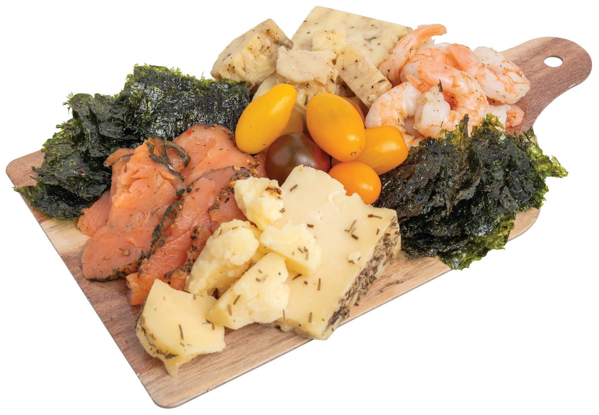 Disposable Charcuterie Board - Case of 400 Eco-Friendly Recyclable Cardboard Serving Boards by SOLIA INC – Large, Cardboard, Wood-Grain, Pack of 400, Model EC15001_
