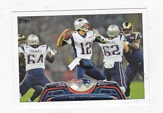 2013 Topps NFL Football Card # 100 Tom Brady New England Patriots