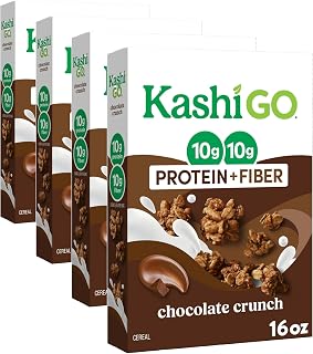 GO Protein Cereal by Kashi – 16 Ounce (Pack of 4), Pack of 4, Model 00018627115823
