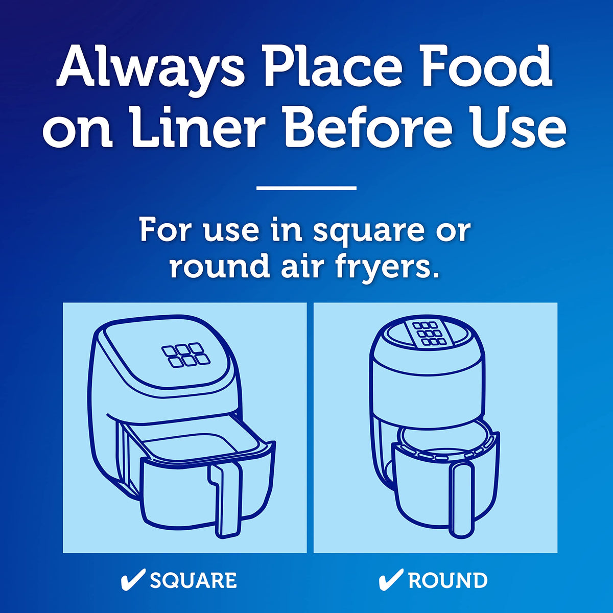 Reynolds Air Fryer Liners / 50 Count (Pack of 2) / 브라운. Parchment