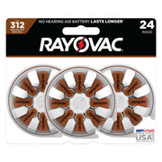 Proline Advance Hearing Aid Batteries by Rayovac – 8 Count (Pack of 6), Pack of 48, Model GU-8J1O-NWSJ