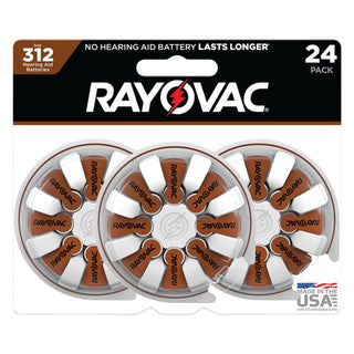 Proline Advance Hearing Aid Batteries by Rayovac – 8 Count (Pack of 6), Pack of 48, Model GU-8J1O-NWSJ