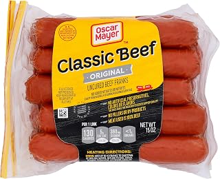 Oscar Mayer Hot Dogs, 10 ct Pack, Classic Beef Franks
