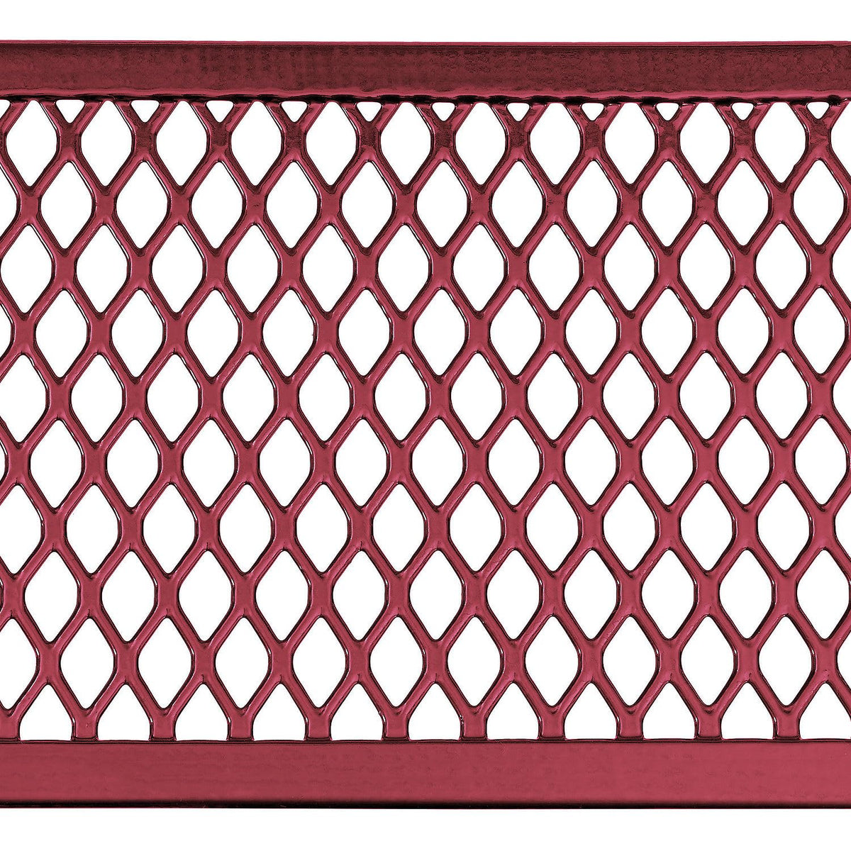 46" Octagonal Picnic Table by Global Industrial – 1, Expanded Metal & Steel, Red, Model 436982RD