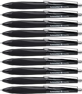 Schneider Haptify Ballpoint Pen - Black (Pack of 10)