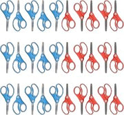 Westcott 55845 Right- and Left-Handed Scissors, Kids' Scissors, Back to School, Classroom Supplies, Ages 4-8, 5-Inch Blunt Tip, 30 Pack Assorted
