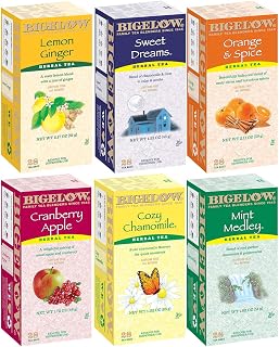 Bigelow Tea Bigelow Herbal Assortment Tea, 28 Count (Pack of 6)