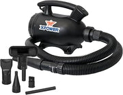 XPOWER A-5 Electric Air Duster for Dusting, Drying, Inflating, Blowing, Vacuuming, Car Detailing, Computer, Leaf Blowing, 100 CFM, 5 Nozzles + 2 Brushes, High Performance Motor, Eco-Friendly