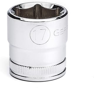 GEARWRENCH 3/8" Drive Standard Metric Socket 17mm, 6 Point - 80385