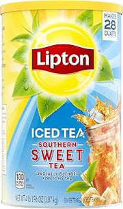 Lipton Southern Sweet Iced Tea Mix, Makes 28 Quarts, 1 Pack