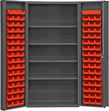 Durham DC-DLP-96-4S-1795 Bin Cabinet, 72" Overall Height, 36" Overall Width, Total Number of Bins 96