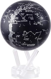 MOVA Self Rotating Globe, Constellations Classic (4.5") | solar powered globe, no batteries or cords, gift for astronomy lovers, premium kinetic display, space desk decor