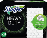 Swiffer Sweeper Heavy Duty Multi-Surface Dry Cloth Refills for Floor Sweeping & Cleaning, 20Count