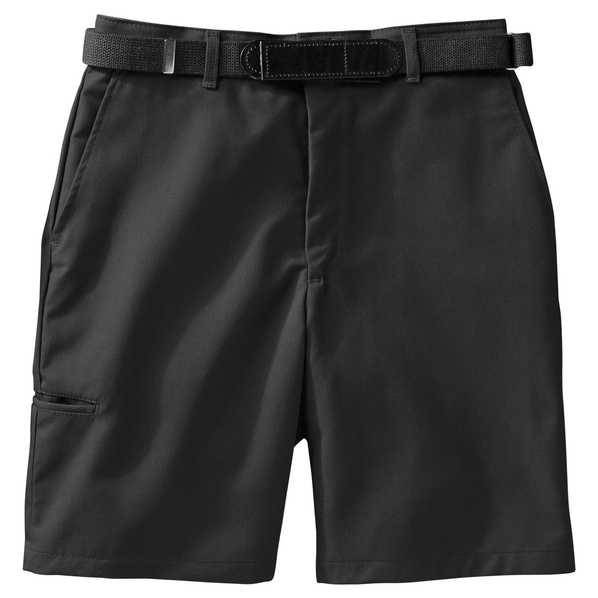 Men's Cell Phone Pocket Shorts by Red Kap – 36W x 12L, Polyester, Black, Model PT4CBK 36 12