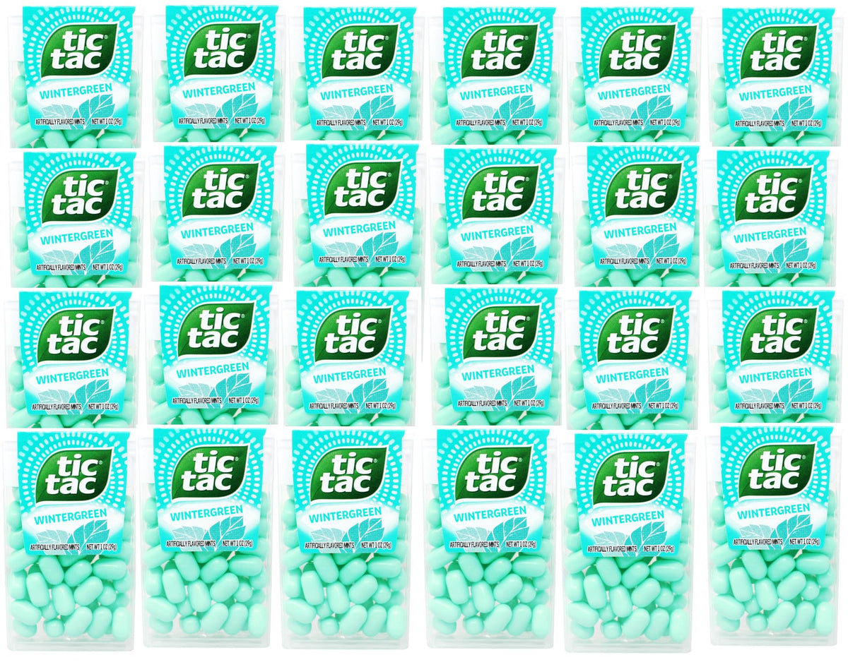 Wintergreen 24CT by Tic Tac – 1 Ounces, Pack of 24