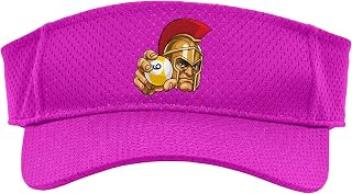 Spartan Trojan Roman 9 Ball Pool Warrior Gladiator Cartoon Sport Sun Visor