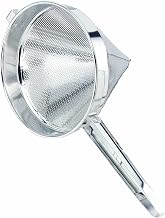 Crestware 8-Inch Fine Mesh Strainer, Stainless Steel, China Cap Strainer
