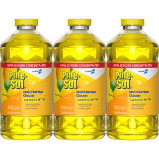 Pine-Sol CloroxPro Multi-Surface Cleaner, Lemon Fresh, 80 fl. oz., 3 Pack