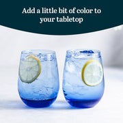 Libbey Classic Blue 6 (15.25 oz) / 15.3 Ounces / Modern Wine Glasses