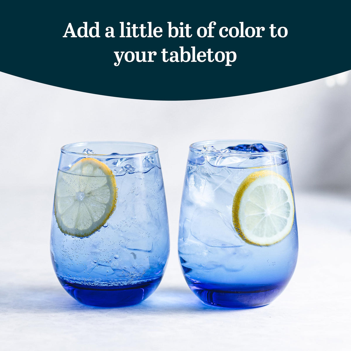 Libbey Classic Blue 6 (15.25 oz) / 15.3 Ounces / Modern Wine Glasses