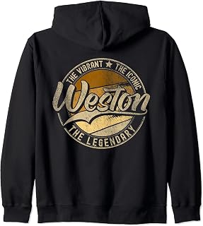 Weston WI | Wisconsin | Vintage Distressed Zip Hoodie