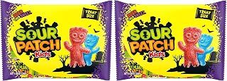 Sour Patch Kids Soft & Chewy Halloween Candy, 22 Trick or Treat Bags (Pack of 2)